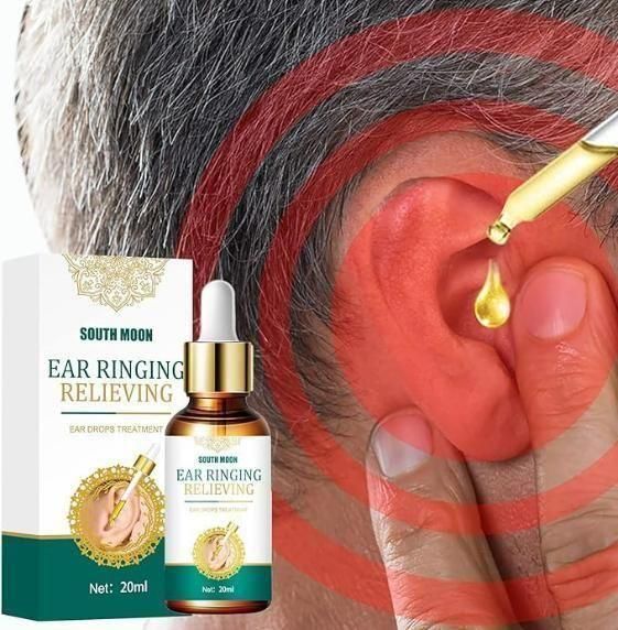 Ear Ringing Relieving Drops for Ear Hearing Care 20ml Each Pack of 2
