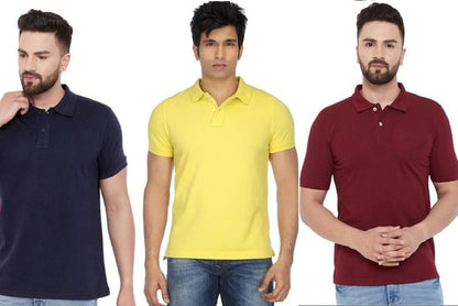 Men's Matty Polo T-Shirts Pack Of 3