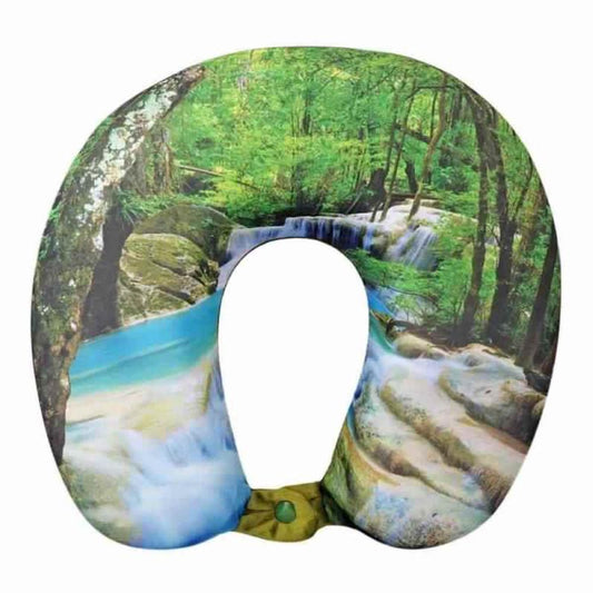 Neck Pillows - U Shape Printed Travel Neck Pillow