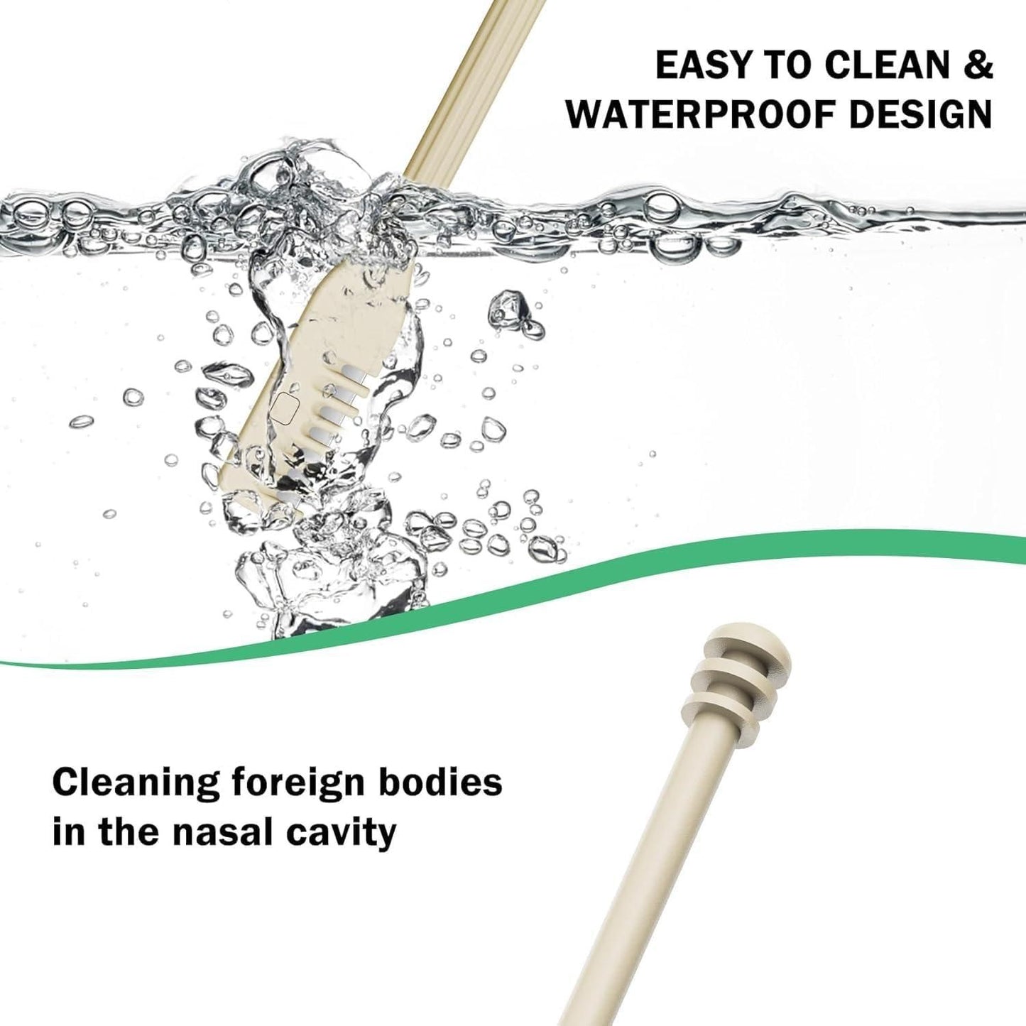 Nose Hair Cutter 360 Degree Rotating Manual Nose Hair Removal Tool