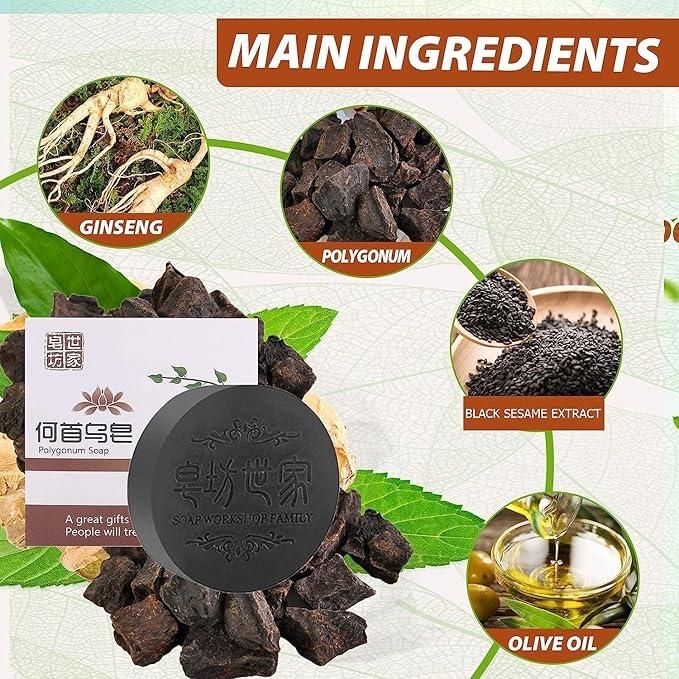 Polygonum Hair Darkening Soap