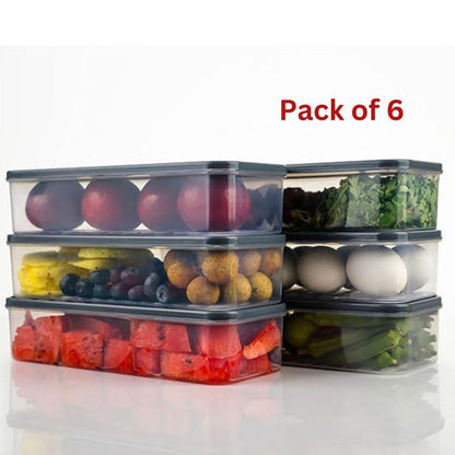 Fridge Storage Boxes (Pack of 6)