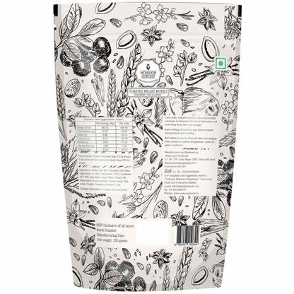 Monsoon Harvest Toasted Millet Muesli Cranberry and Almond 250 Grams(Pack of 2)