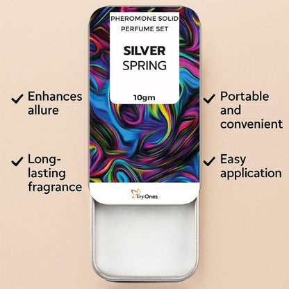 Pheromone Solid Perfume Set Silver Spring 10 gm Pack of 1