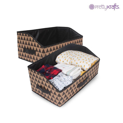 Organizer-Trapezoid Design Shelf organizer Basket (Pack of 1)