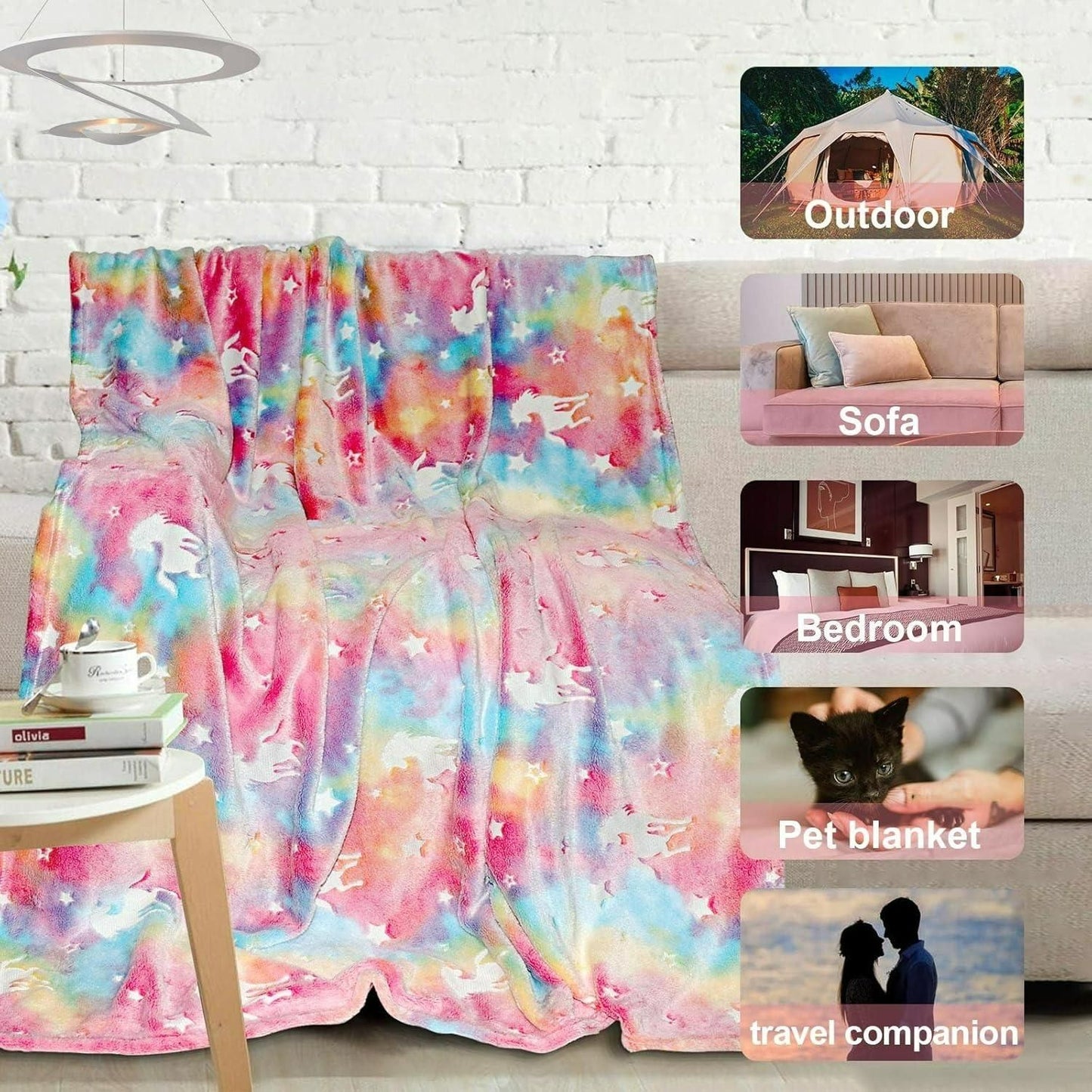 Glow in Dark Blanket for Kid's