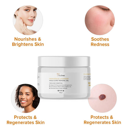 Mole and Spot Removal Gel 200 gm Pack of 2