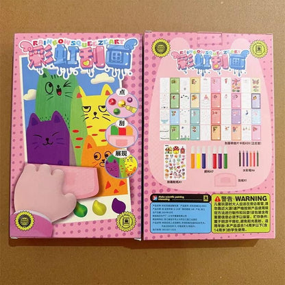 Rainbow Scratch Painting Set
