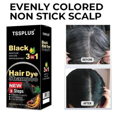 BLOSDREAM Black Hair Shampoo 3 in 1-100ml (Pack of 2)