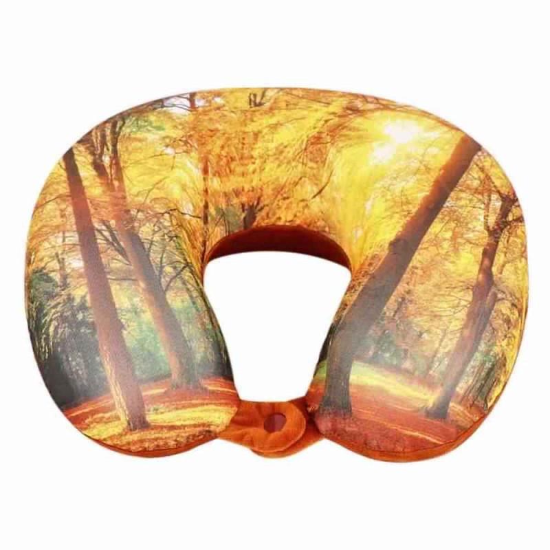 Neck Pillows - U Shape Printed Travel Neck Pillow