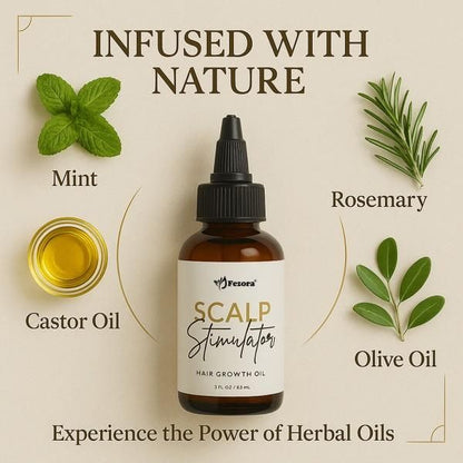 Fezora Scalp Care Hair Oil for Itchy Scalp