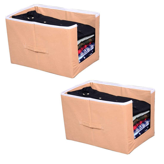 Closet Organizer-Foldable Shirts and Clothing Organizer Stackers(Pack of 2)