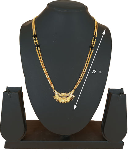 Elegant Gold Plated Mangalsutra