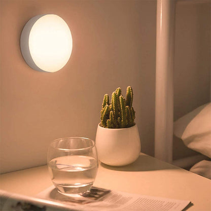 Wireless Intelligent Body Motion Sensor LED Night Light USB Rechargeable for Hallway, Wardrobe, Bedroom.