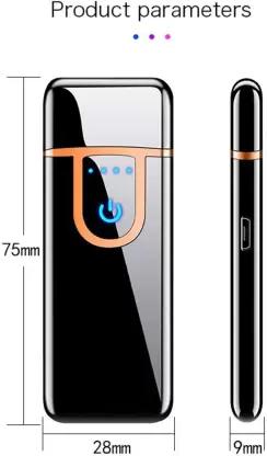 Metal flame Lighter USB Charging Cigrate Lighter Pocket Lighter