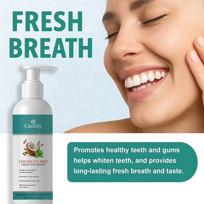 Cassidy Coconut & Mint Liquid Toothpaste 100ML