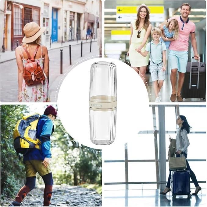 Portable Toothbrush Storage Box Pack of 2