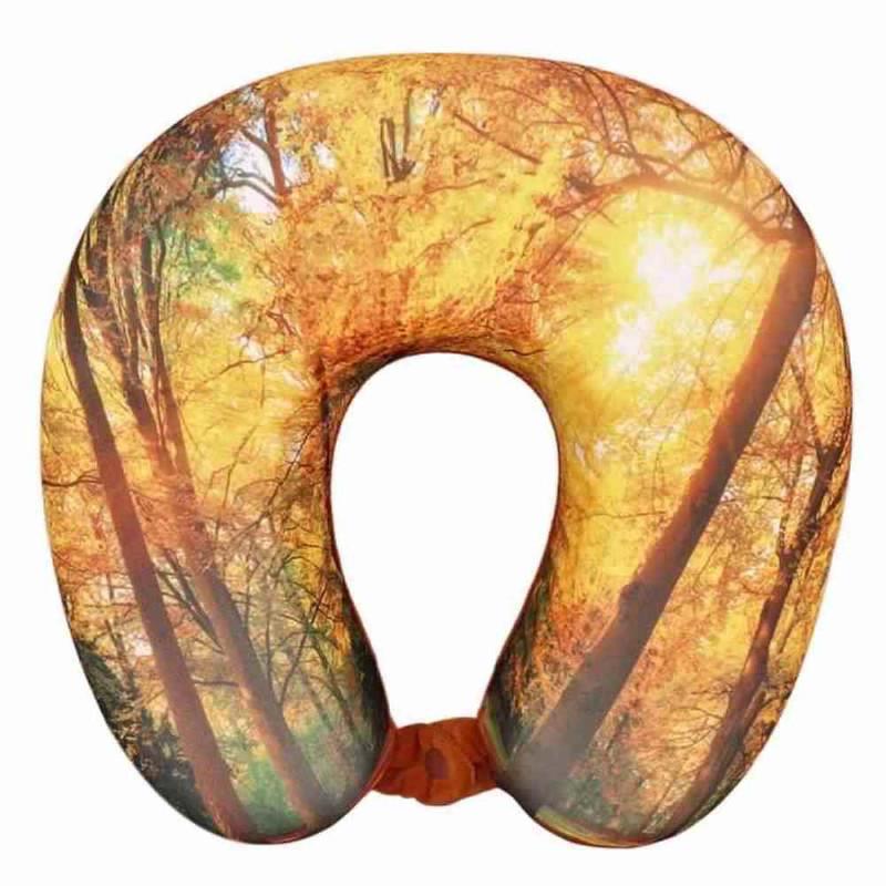 Neck Pillows - U Shape Printed Travel Neck Pillow