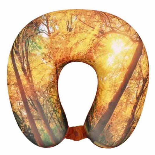 Neck Pillows - U Shape Printed Travel Neck Pillow