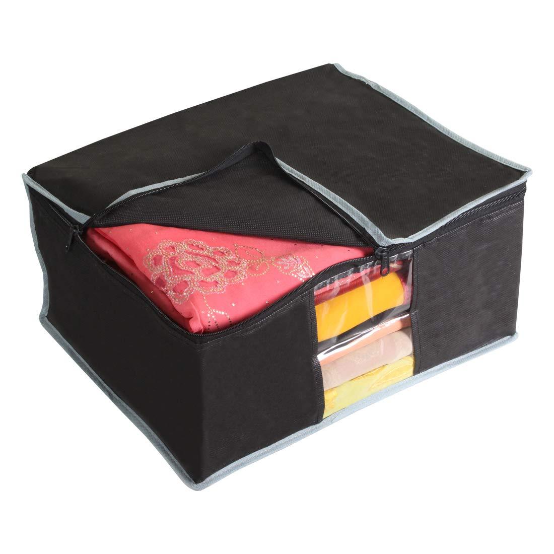 Saree Cover - Solid Non Woven Saree Cover for Wardrobe (Pack of 6)