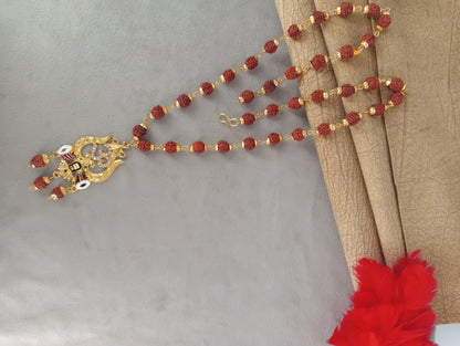 Luxurious Men's Gold Plated Pendant With Chain Vol 3