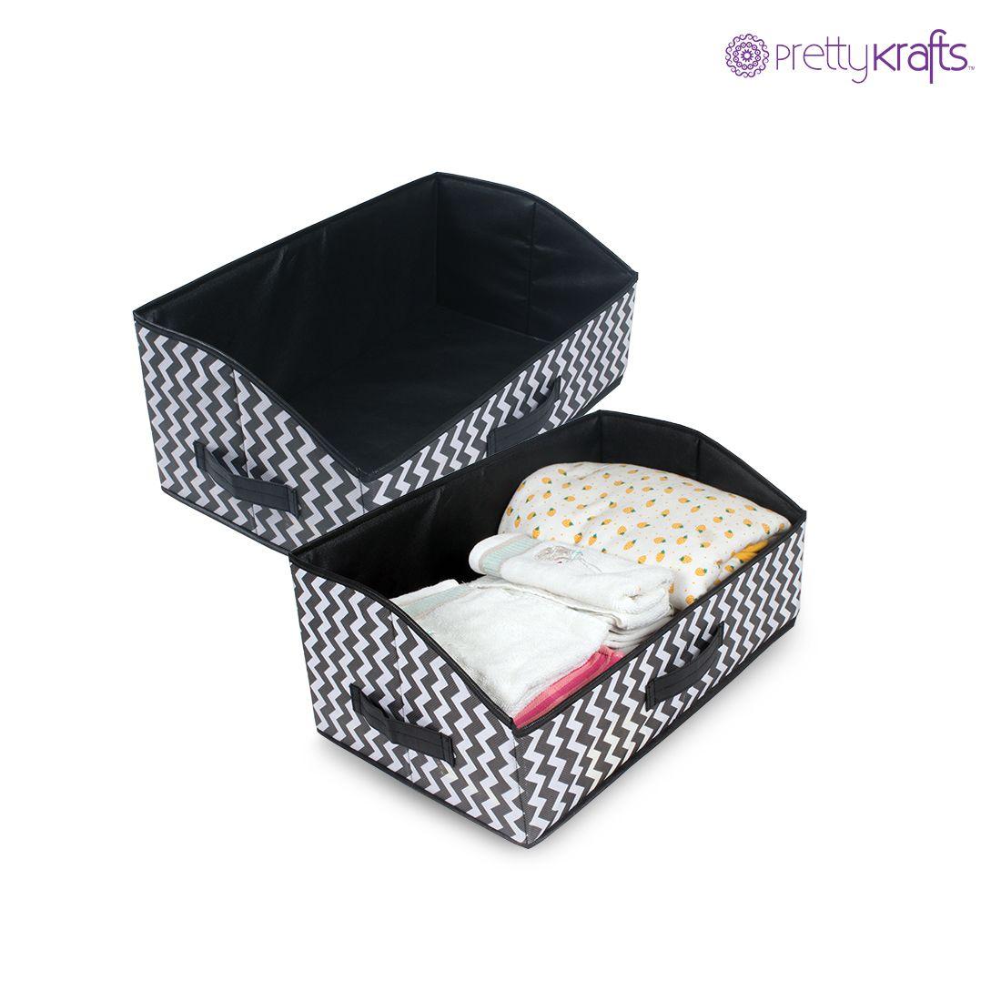 Organizer-Trapezoid Design Shelf organizer Basket (Pack of 1)