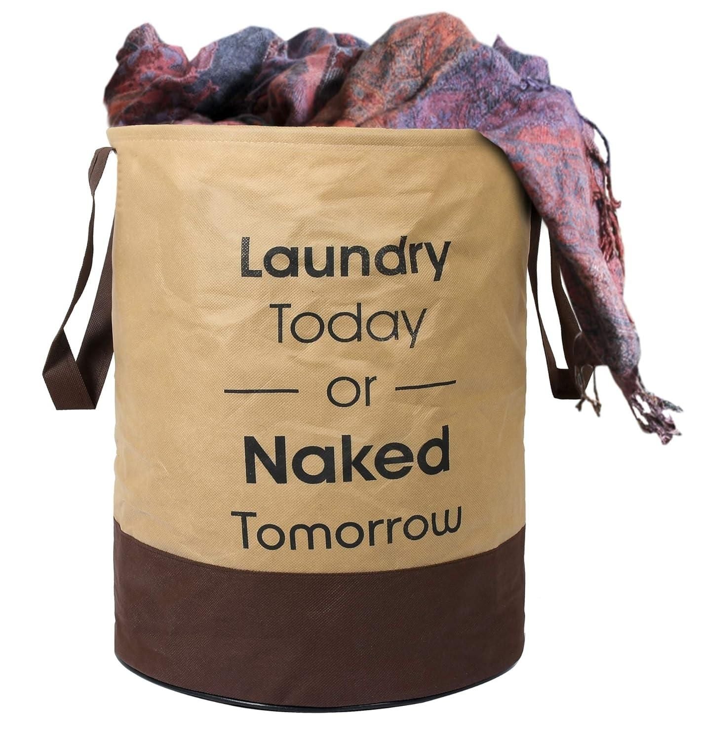 Round Non Woven Laundry Bag/Hamper
