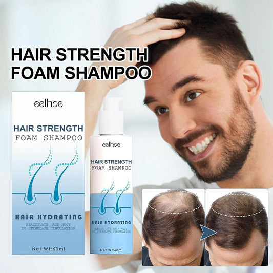 Hair Strength Hair Strength Foam Shampoo, Moisturizing Hair And Scalp 60 Ml