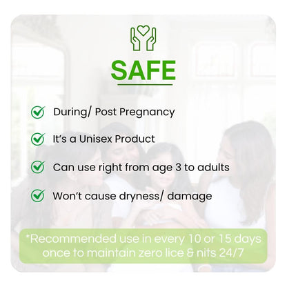 Natural Tea Tree Anti-Lice & Nits Shampoo 100ml  Each (Pack of 2)