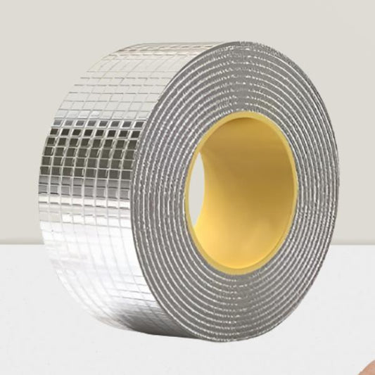 Repair Waterproof Tape for Pipe Leakage  Solution Aluminum Foil Tape Sealing Butyl Rubber Tape for Surface Crack, Pipe Repair (5cmx5m) Ppack of 1)