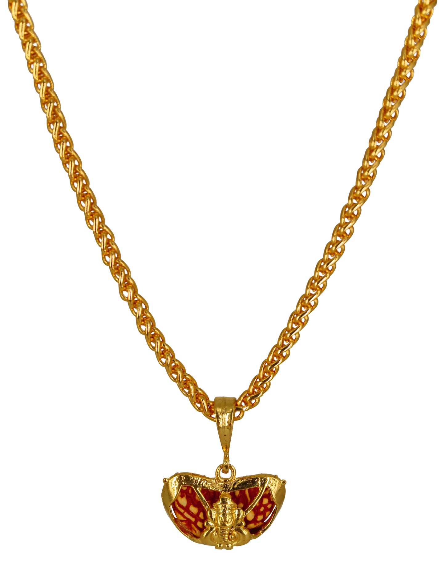 Luxurious Men's Gold Plated Pendant With Chain Vol 1