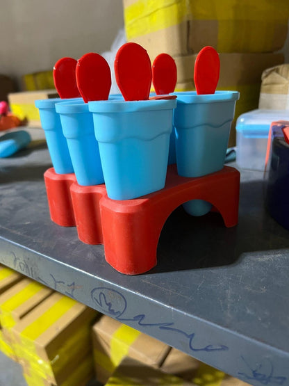 Multipurpose Separable Plastic Candy Ice Cube Maker Set of 6