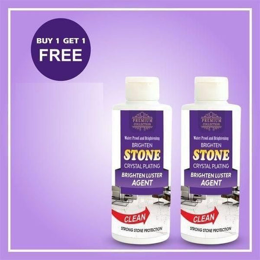 Stone Crystal Plating Agent For Floor Cleaner Liquid, 200ml (Buy 1 Get 1 Free)