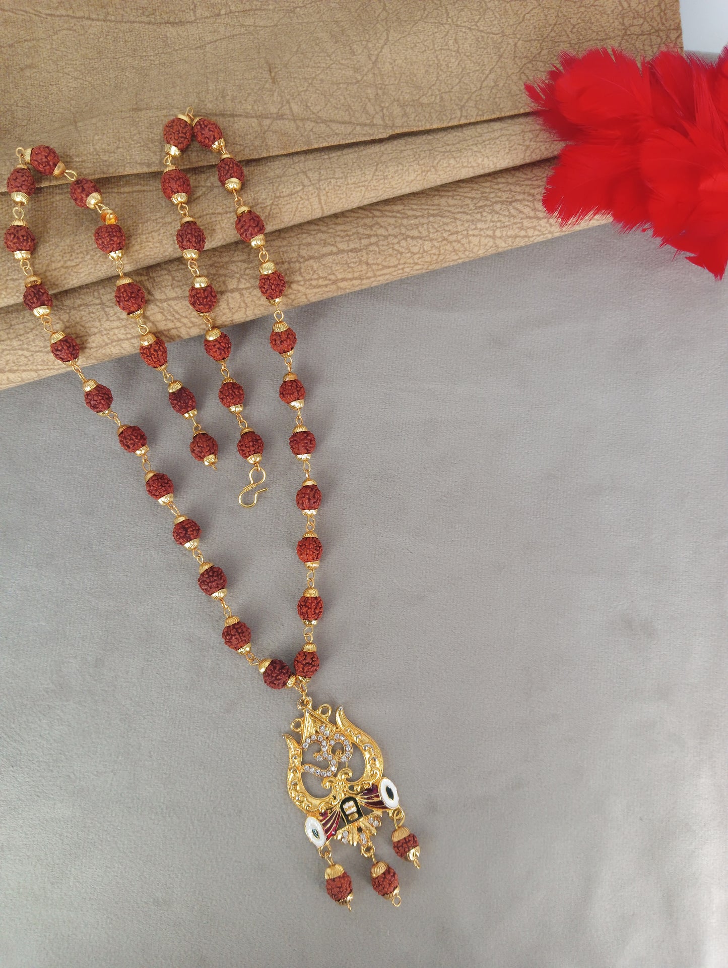 Luxurious Men's Gold Plated Pendant With Chain Vol 3