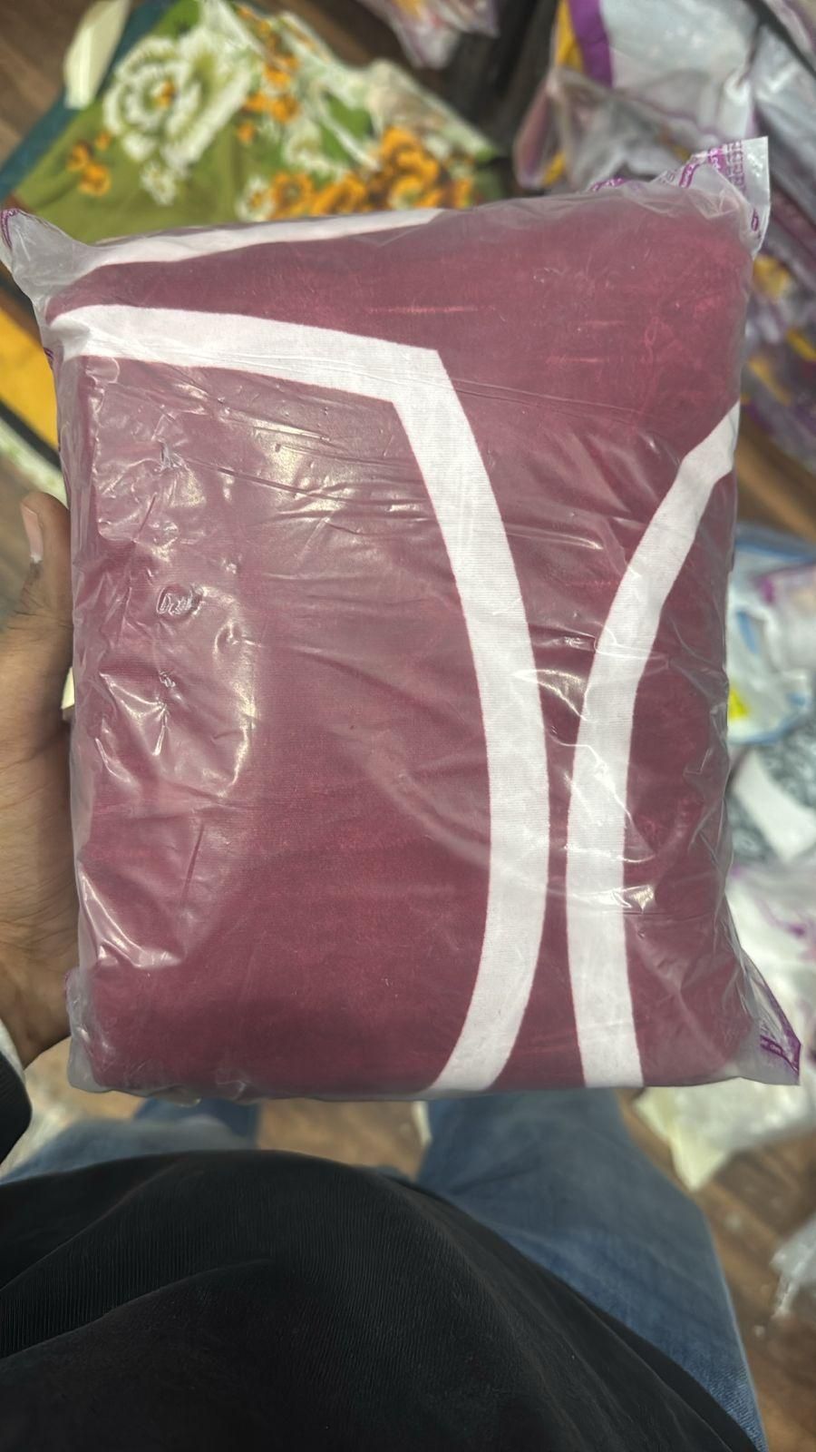 Round Elastic Fitted Double Bed Bedsheet