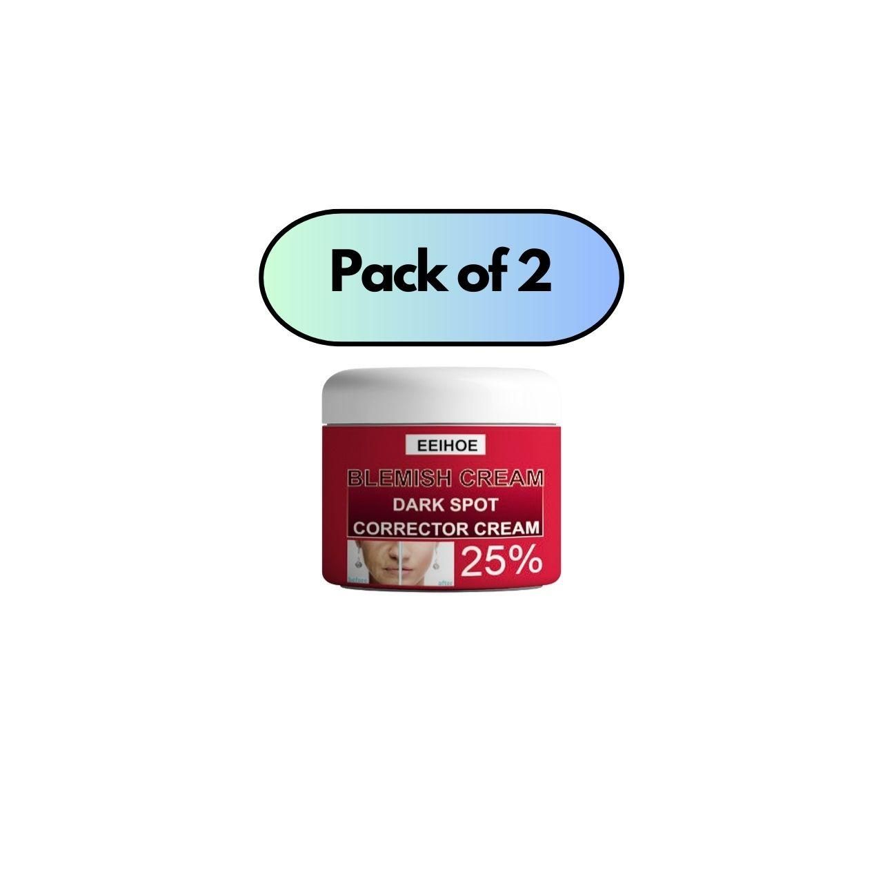 EEIHOE Blemish Cream Dark Spot Corrector Cream 100grm Pack of 2
