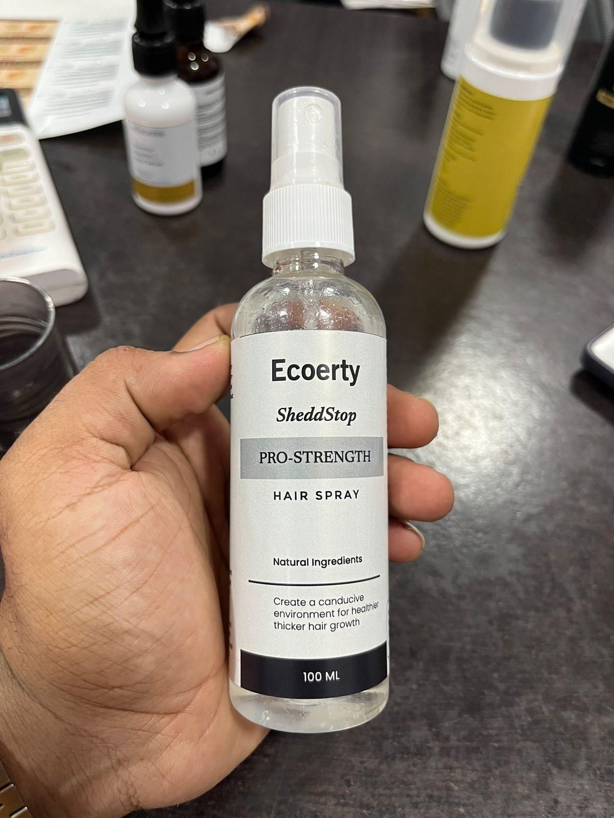 Ecoerty SheddStop Pro-Strength Hair Spray 200ml Pack of 2