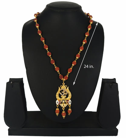 Luxurious Men's Gold Plated Pendant With Chain Vol 3