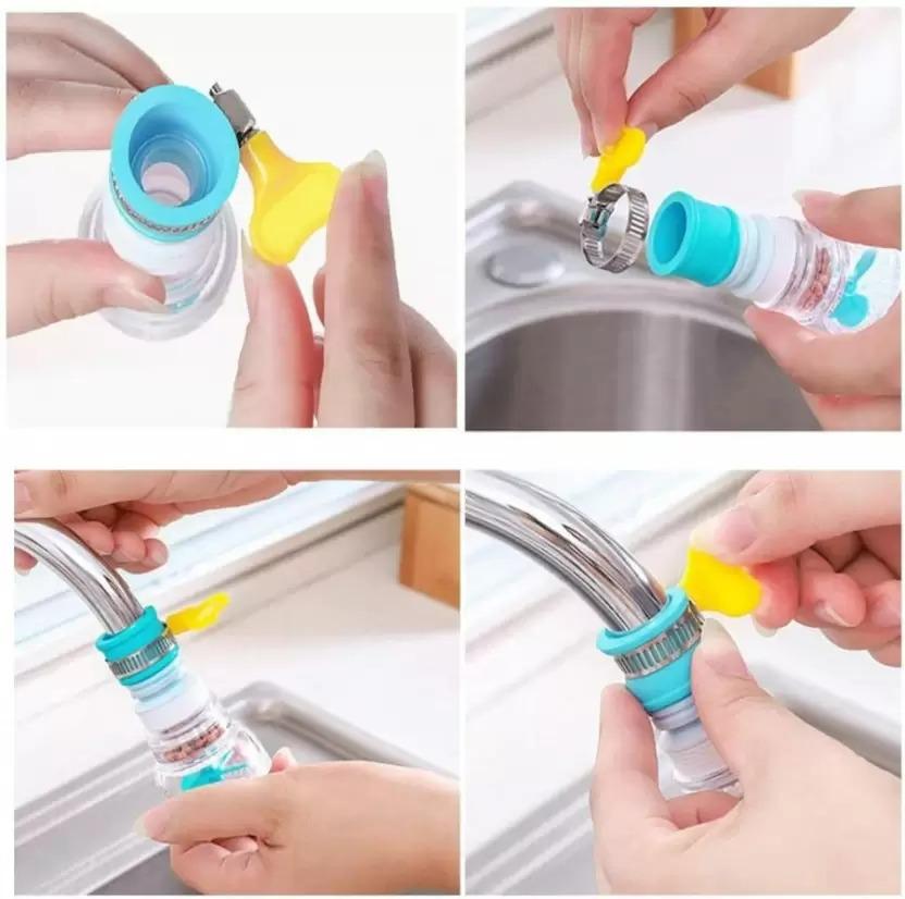 Anti-Splash Expandable 360 Degree Rotary Water Saving Kitchen Faucet Shower Head Nozzle Tap Sprinkler Water Saving Device