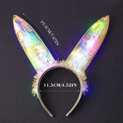 Rabbit Ears Hair Band with Light