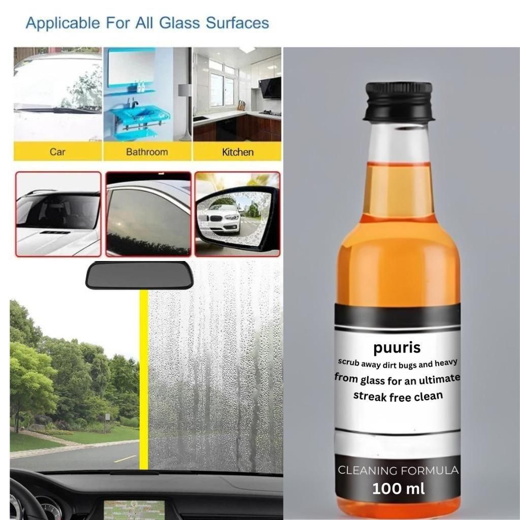 Glass Cleaning Agent Powerful Stain Remover 100ml