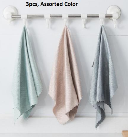 Cleaning Cloth- Fish Scale Cloth For Cleaning Window Glass/Bowl(Pack of 3)