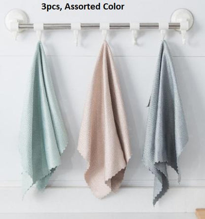 Cleaning Cloth- Fish Scale Cloth For Cleaning Window Glass/Bowl(Pack of 3)