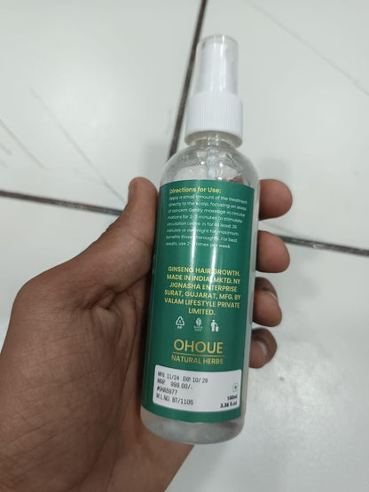 Ohoue Natural Herbs The Best Organic Hair Improvement Product 100ml Pack of 1