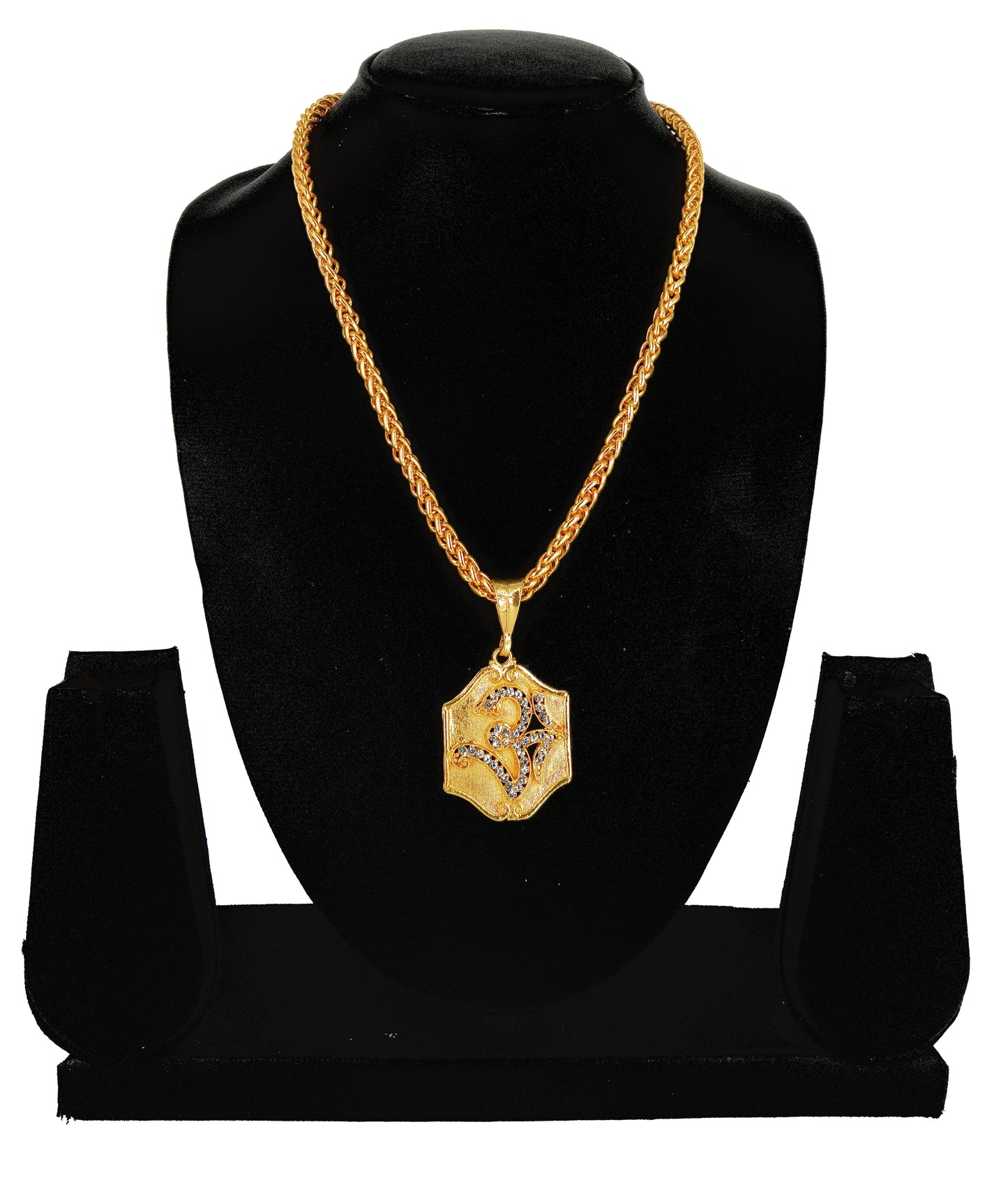 Luxurious Men's Gold Plated Pendant With Chain Vol 4