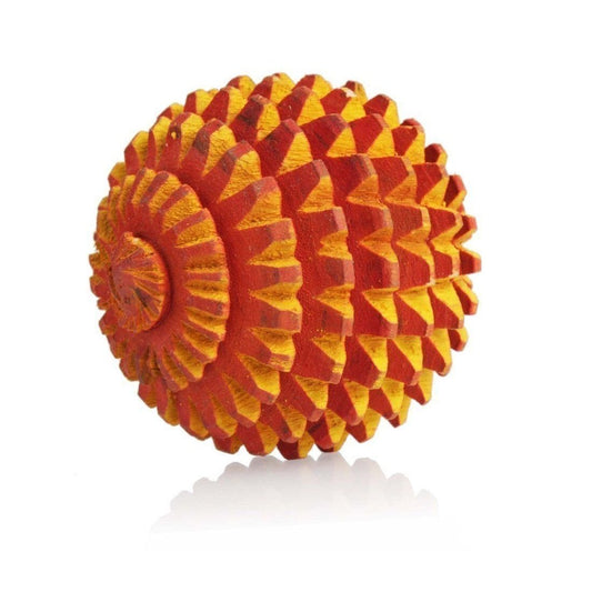 Wooden Ball Hand Roller Palm Massager 1pc