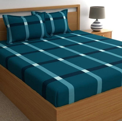 All Round Elastic Fitted Double Bedsheet
