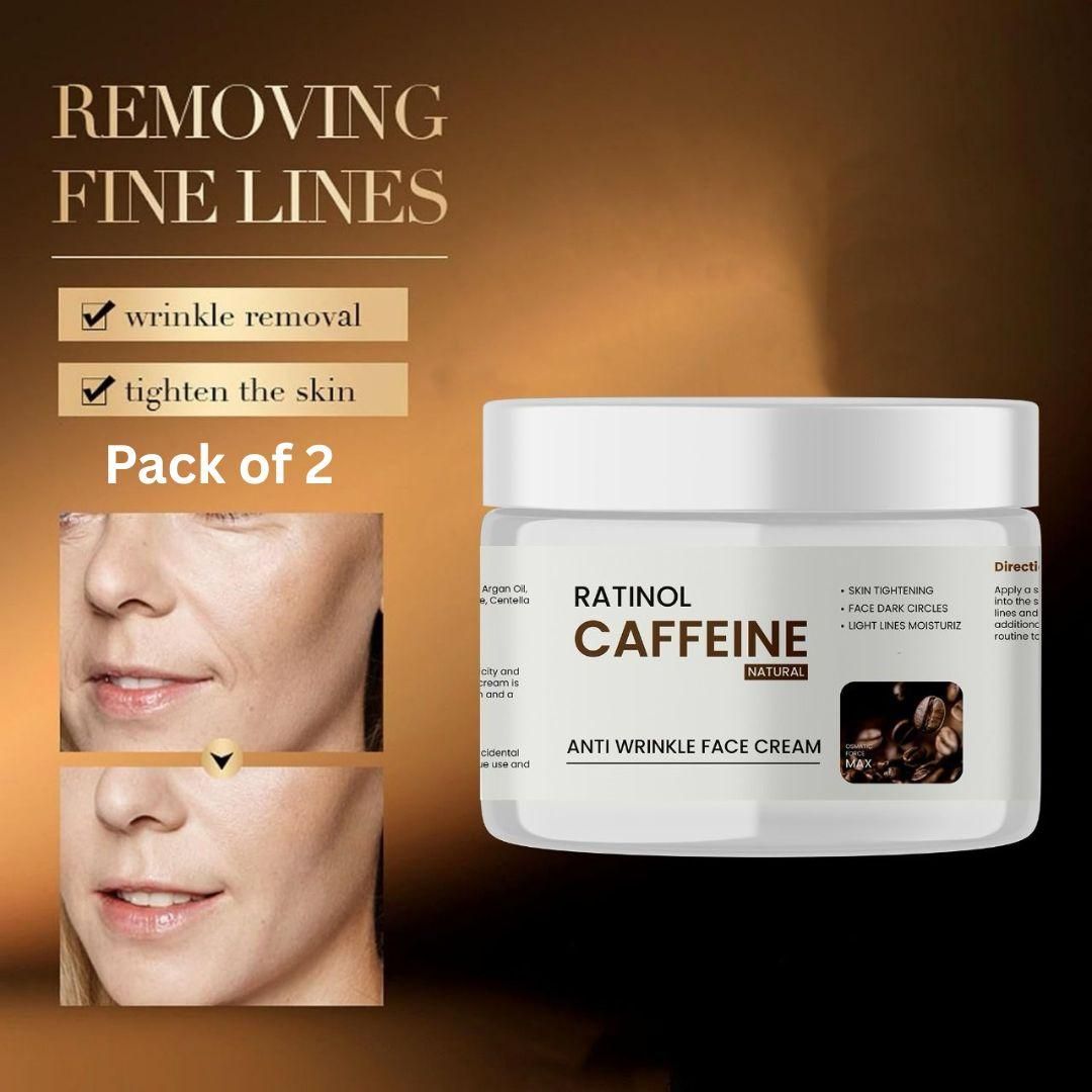 Ratinol Caffeine Anti Wrinkle Cream (Pack of 2)
