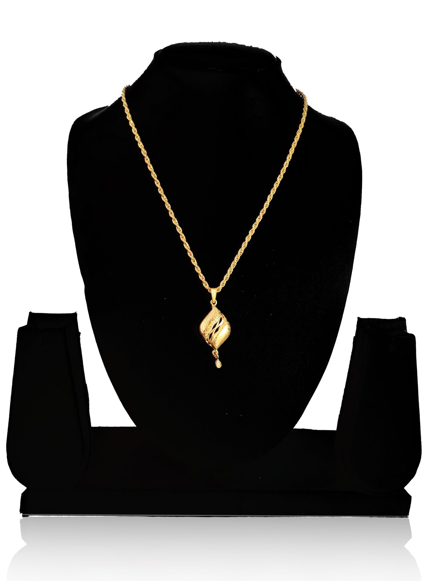 Luxurious Men's Gold Plated Pendant With Chain Vol 6