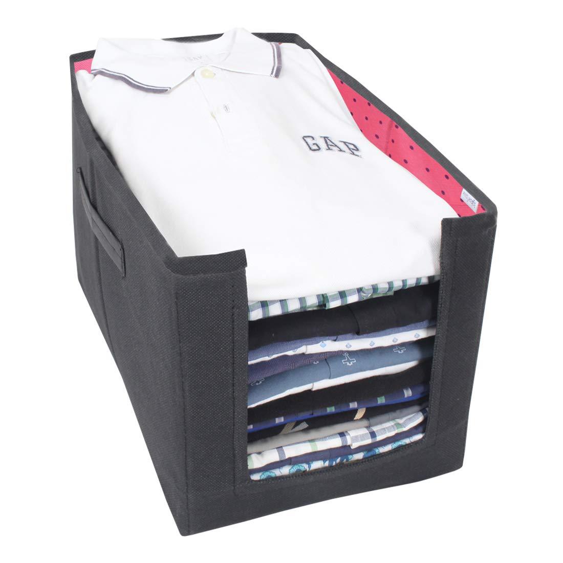 Closet Organizer-Foldable Shirts and Clothing Organizer Stackers(Pack of 6)